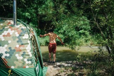 整いました！【テントサウナ】で夏休み